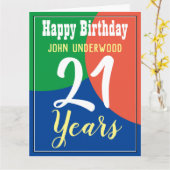 ハッピーバースデーカード カード (黄色い花)