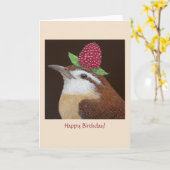 ハッピーバースデーカード カード (黄色い花)