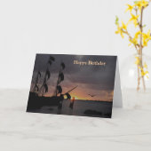 ハッピーバースデーカード カード (黄色い花)