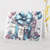 ハッピーバースデーカード カード (黄色い花)