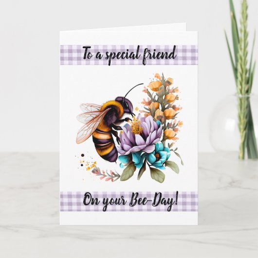 ハッピーバースデーカード カード (正面)