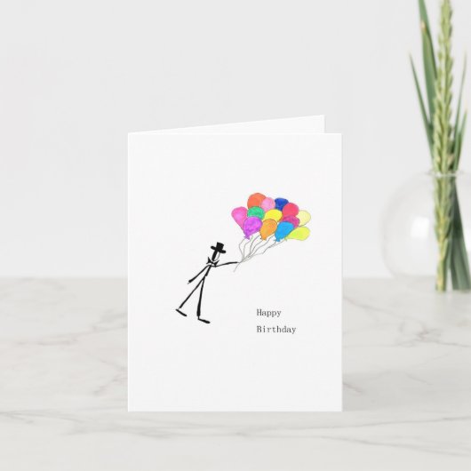 ハッピーバースデーカード カード (正面)