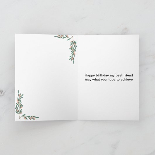 ハッピーバースデーカード カード (内部)