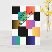 ハッピーバースデーカード カード (黄色い花)