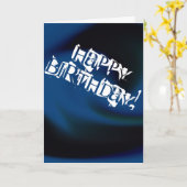 ハッピーバースデーカード カード (黄色い花)