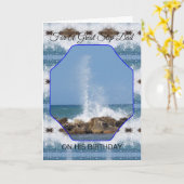 ハッピーバースデーカード カード (黄色い花)