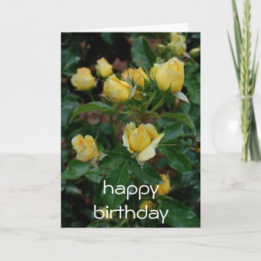 ハッピーバースデーカード カード (正面)