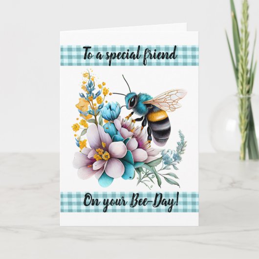 ハッピーバースデーカード カード (正面)