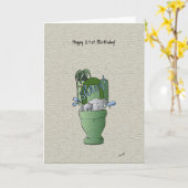 ハッピーバースデーカード！ カード (黄色い花)