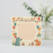 ハッピーバースデーカード カード (スタンド正面)
