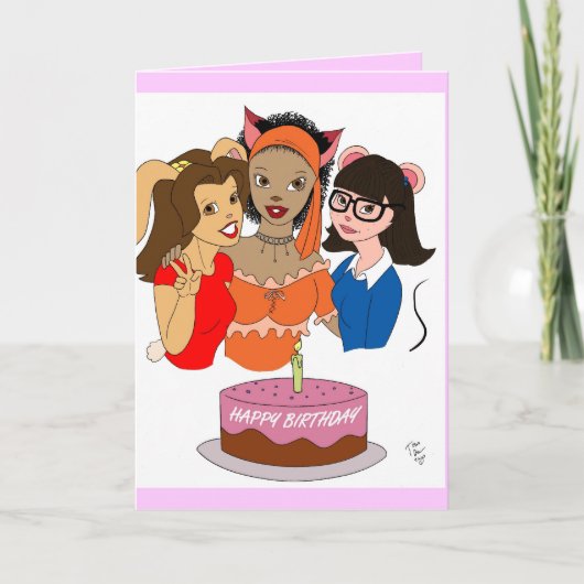 ハッピーバースデーカード カード (正面)