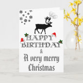 ハッピーバースデーカード カード (黄色い花)