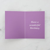 ハッピーバースデーカード カード (内部)