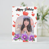 ハッピーバースデーカード カード (スタンド正面)