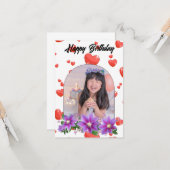 ハッピーバースデーカード カード (正面/裏面インサイチュ)