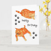 ハッピーバースデーカード カード (黄色い花)