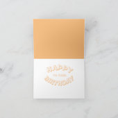 ハッピーバースデーカード カード (内部)