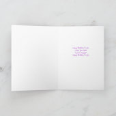 ハッピーバースデーカード カード (内部)