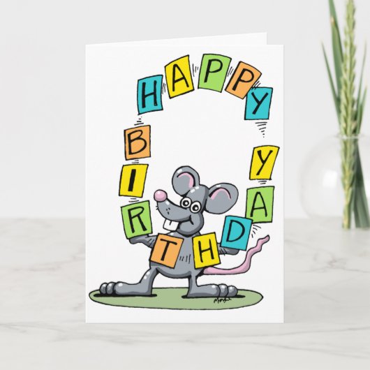 ハッピーバースデーカード カード (正面)