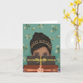 ハッピーバースデーカード カード (黄色い花)