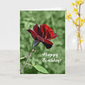 ハッピーバースデーカード カード (黄色い花)