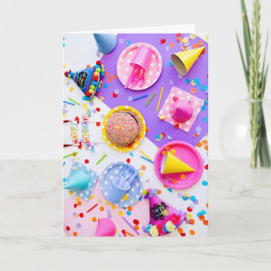 ハッピーバースデーカード カード (正面)