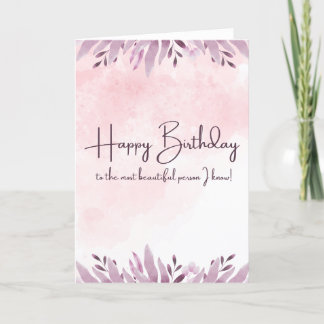 ハッピーバースデーカード サンキューカード