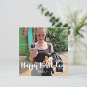 ハッピーバースデーカード サンキューカード (スタンド正面)