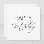 ハッピーバースデーカード シーズンカード (正面/裏面)