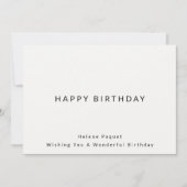 ハッピーバースデーカード シーズンカード (正面)