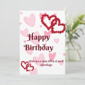 ハッピーバースデーカード シーズンカード (スタンド正面)