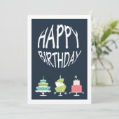 ハッピーバースデーカード シーズンカード (スタンド正面)