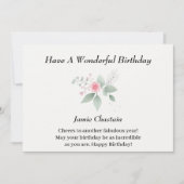 ハッピーバースデーカード シーズンカード (正面)