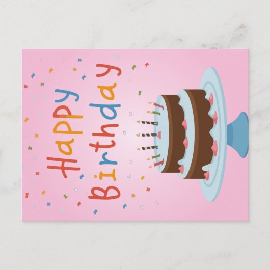 ハッピーバースデーカード シーズンポストカード (正面)