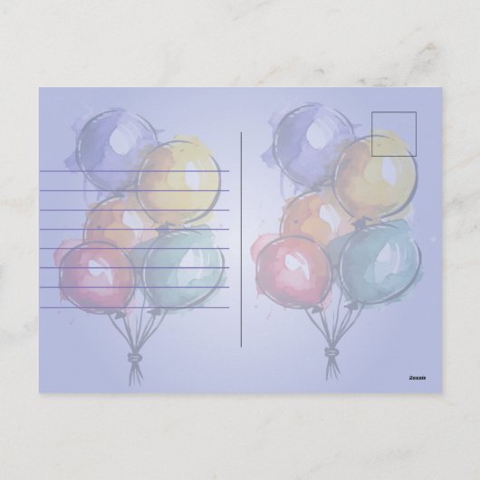 ハッピーバースデーカード シーズンポストカード (裏面)