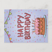 ハッピーバースデーカード シーズンポストカード (正面)