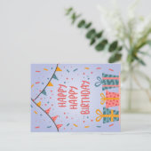 ハッピーバースデーカード シーズンポストカード (スタンド正面)