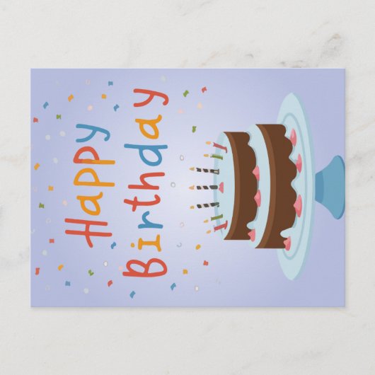 ハッピーバースデーカード シーズンポストカード (正面)