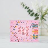 ハッピーバースデーカード シーズンポストカード (スタンド正面)