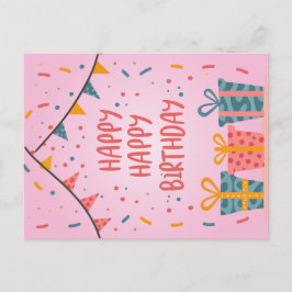 ハッピーバースデーカード シーズンポストカード
