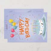 ハッピーバースデーカード シーズンポストカード (正面/裏面)