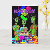 ハッピーバースデーカード(スタイル2) カード (黄色い花)