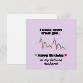 ハッピーバースデーカード – トレーダー誕生日ラブ シーズンカード (正面/裏面)