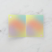 ハッピーバースデーカード ノートカード (内部)