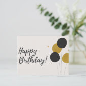 ハッピーバースデーカード ポストカード (スタンド正面)