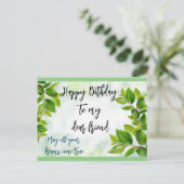 ハッピーバースデーカード ポストカード (スタンド正面)