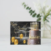 ハッピーバースデーカード ポストカード (スタンド正面)