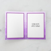 ハッピーバースデーカード(ラサアプソシーズー(犬)Tzu付) カード (内部)