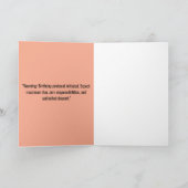 ハッピーバースデーカード – レッドロボットメック カード (内部)