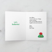 ハッピーバースデーカード(亀) カード (内部)